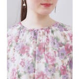 【一枚で着映える・大人可愛い】かすれプリント楊柳ワンピース | Couture brooch | 詳細画像26 