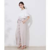 【美脚効果・通勤】リネンライク サス付きパンツ | Couture brooch | 詳細画像8 