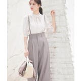 【美脚効果・通勤】リネンライク サス付きパンツ | Couture brooch | 詳細画像23 