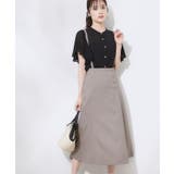 【2WAY・通勤・きれいめ】リネンライク サス付きスカート | Couture brooch | 詳細画像15 