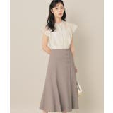 【2WAY・通勤・きれいめ】リネンライク サス付きスカート | Couture brooch | 詳細画像22 