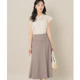 【2WAY・通勤・きれいめ】リネンライク サス付きスカート | Couture brooch | 詳細画像21 