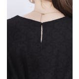 【一枚で着映える 花柄刺繍 5分袖】バックレースアップ | Couture brooch | 詳細画像31 