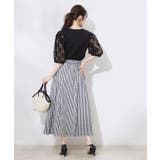 【接触冷感・UV・マシンウォッシャブル】袖レースデザイントップス | Couture brooch | 詳細画像14 