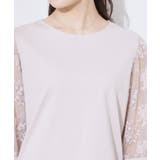 【接触冷感・UV・マシンウォッシャブル】袖レースデザイントップス | Couture brooch | 詳細画像43 