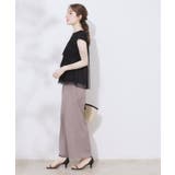 【マシンウォッシャブル・大人可愛い】チュールプリーツチュニック | Couture brooch | 詳細画像12 