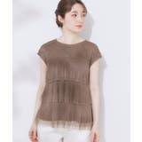 【マシンウォッシャブル・大人可愛い】チュールプリーツチュニック | Couture brooch | 詳細画像37 