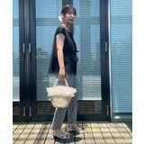 【マシンウォッシャブル・大人可愛い】チュールプリーツチュニック | Couture brooch | 詳細画像21 