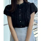 【大人フェミニン・華奢見え・通勤】フロントフリルシャツ | Couture brooch | 詳細画像24 