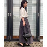 【きれいめ・シアー・通勤】パレットボイルロングスカート | Couture brooch | 詳細画像8