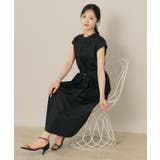 【Aライン・細見え】フロントタックシャツワンピース | Couture brooch | 詳細画像7 