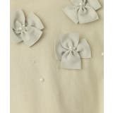 【接触冷感・UVカット】シフォンフラワーエンブロドッキングカットソー | Couture brooch | 詳細画像35
