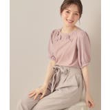 【接触冷感・UVカット】シフォンフラワーエンブロドッキングカットソー | Couture brooch | 詳細画像26