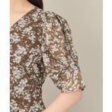 【一枚で着映える・通勤】Vネックフラワーワンピース | Couture brooch | 詳細画像33 