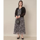 【一枚で着映える・通勤】Vネックフラワーワンピース | Couture brooch | 詳細画像9 