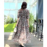 【一枚で着映える・通勤】Vネックフラワーワンピース | Couture brooch | 詳細画像23 