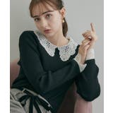 【一枚で着映え】レース衿カフス リブニット | Couture brooch | 詳細画像14 