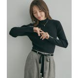 【大人フェミニンのBASIC】パール調リブニット【吸湿発熱 静電気防止 抗菌防臭 | Couture brooch | 詳細画像25 