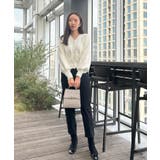 【前後2WAY】Springフェザーカーデトップス | Couture brooch | 詳細画像9