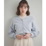 サックスブルー(090) | 【前後2WAY】Springフェザーカーデトップス | Couture brooch