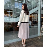 【ハレの日・通勤・着映え】配色 総針カーディガン | Couture brooch | 詳細画像15 