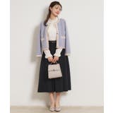 【ハレの日・通勤・着映え】配色 総針カーディガン | Couture brooch | 詳細画像39 