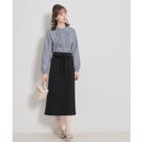 【洗える・通勤】サイドタック ナロースカート | Couture brooch | 詳細画像13 