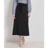 ネイビー(094) | 【洗える・通勤】サイドタック ナロースカート | Couture brooch