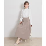 【洗える・通勤】ビットベルト タックスカート | Couture brooch | 詳細画像4 