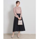 【洗える・通勤】ビットベルト タックスカート | Couture brooch | 詳細画像7 