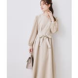 レース袖タックフレアワンピース | Couture brooch | 詳細画像2