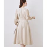 レース袖タックフレアワンピース | Couture brooch | 詳細画像3