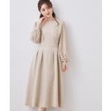 レース袖タックフレアワンピース | Couture brooch | 詳細画像4