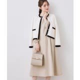 レース袖タックフレアワンピース | Couture brooch | 詳細画像5