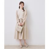 レース袖タックフレアワンピース | Couture brooch | 詳細画像6