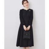 レース袖タックフレアワンピース | Couture brooch | 詳細画像13