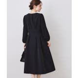 レース袖タックフレアワンピース | Couture brooch | 詳細画像14