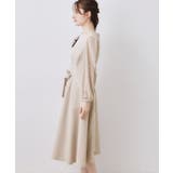 レース袖タックフレアワンピース | Couture brooch | 詳細画像20