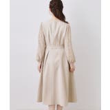 レース袖タックフレアワンピース | Couture brooch | 詳細画像21