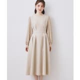 レース袖タックフレアワンピース | Couture brooch | 詳細画像28