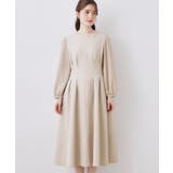 レース袖タックフレアワンピース | Couture brooch | 詳細画像30