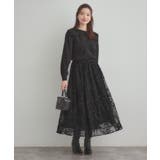 【通勤】ラメ刺繍ブークレチュールスカート | Couture brooch | 詳細画像11