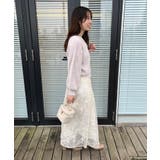 【通勤】ラメ刺繍ブークレチュールスカート | Couture brooch | 詳細画像8