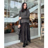 【通勤】ラメ刺繍ブークレチュールスカート | Couture brooch | 詳細画像18