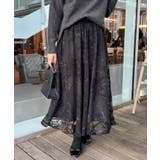 【通勤】ラメ刺繍ブークレチュールスカート | Couture brooch | 詳細画像20