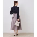 配色タックタイブラウス | Couture brooch | 詳細画像24