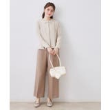 リボンデザイン羽織りペプラムブラウス | Couture brooch | 詳細画像5