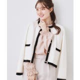 ライトピンク(070) | 【2WAY・ハレの日・通勤】エンブロレースブラウス | Couture brooch