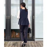 【ハレの日・通勤】フリルドッキング ペプラムブラウス | Couture brooch | 詳細画像23 