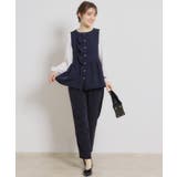 【ハレの日・通勤】フリルドッキング ペプラムブラウス | Couture brooch | 詳細画像18 